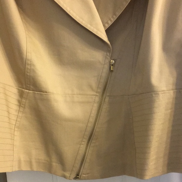 26W Ashley Stewart Peplum Jacket with Asymmetrical Zip - Picture 8 of 12